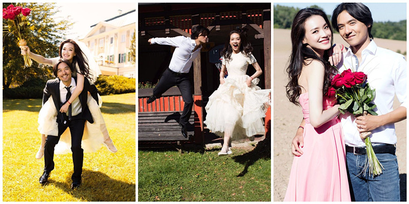 盘点各位女明星的婚纱,女星婚纱照