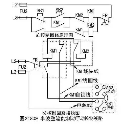 电机正反转控制线路图梯形图,步进电机接线方法和控制线路图