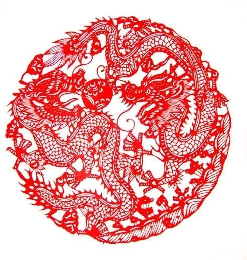 民间剪纸艺术冰墩墩,中国民间剪纸艺术基本步骤和流程