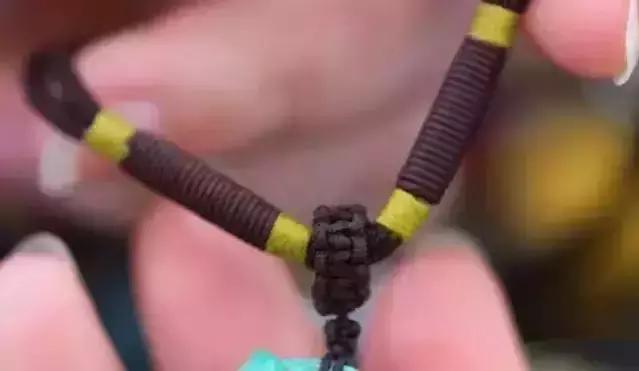 蜜蜡文玩手串绳子双股打结方法,文玩核桃手串单线打结方法