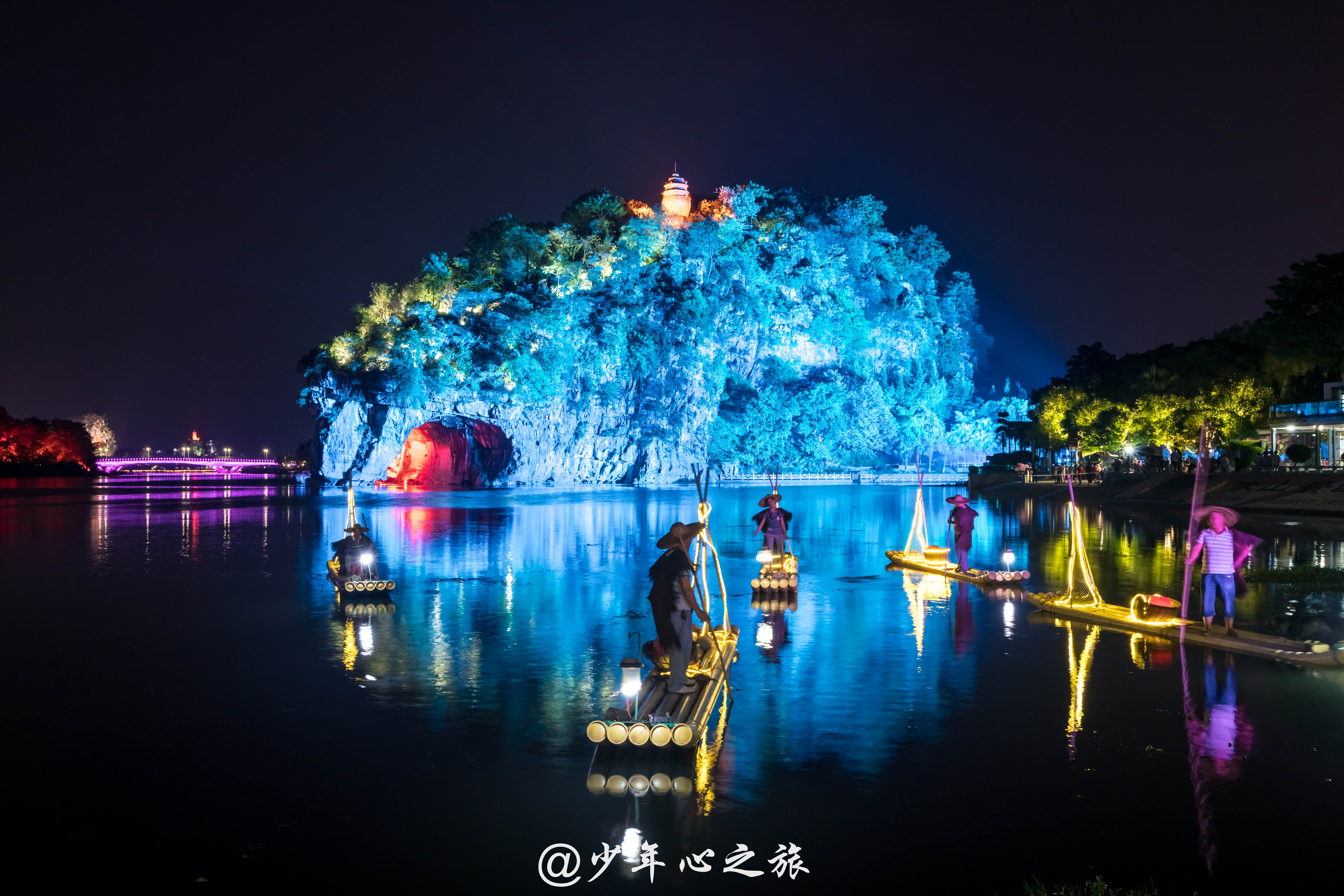 带你走进桂林阳朔山水,高清桂林阳朔旅游攻略图