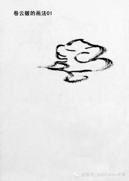 山水画斧劈皴山石画法,阿金山水画技法山石画法