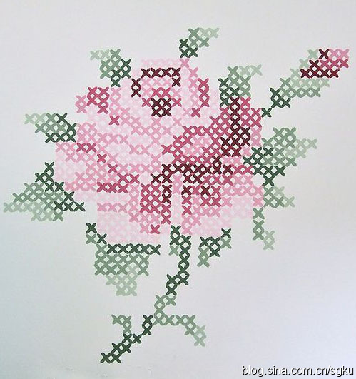 漂亮的十字绣的图案,十字绣图案简单又漂亮图纸