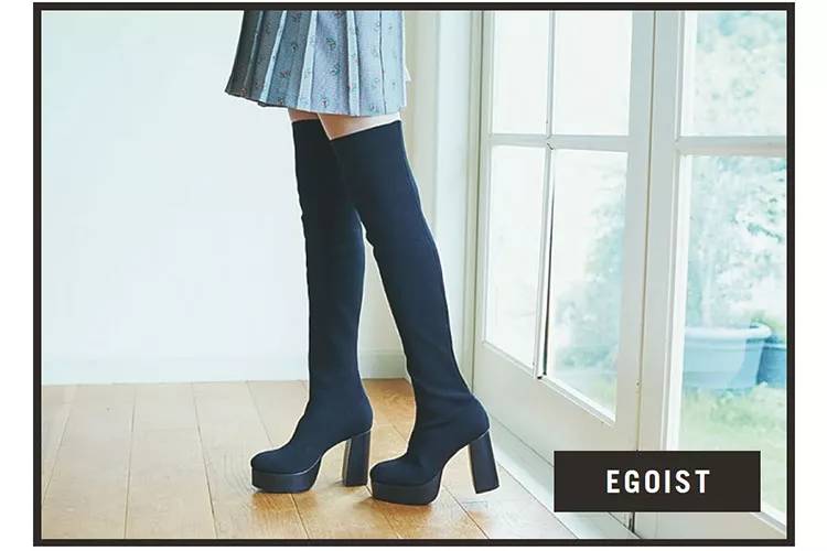 长靴短靴高跟高级感,粗跟过膝袜长筒靴秋冬款怎么搭配