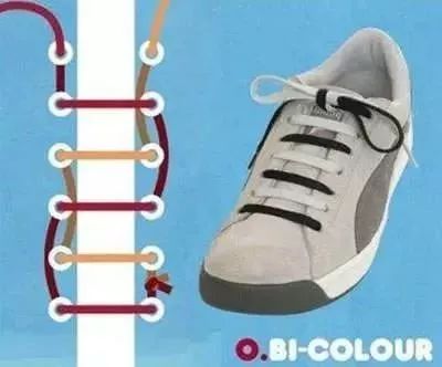 圆绳鞋带系法慢动作教程,鞋带的24种系法运动鞋