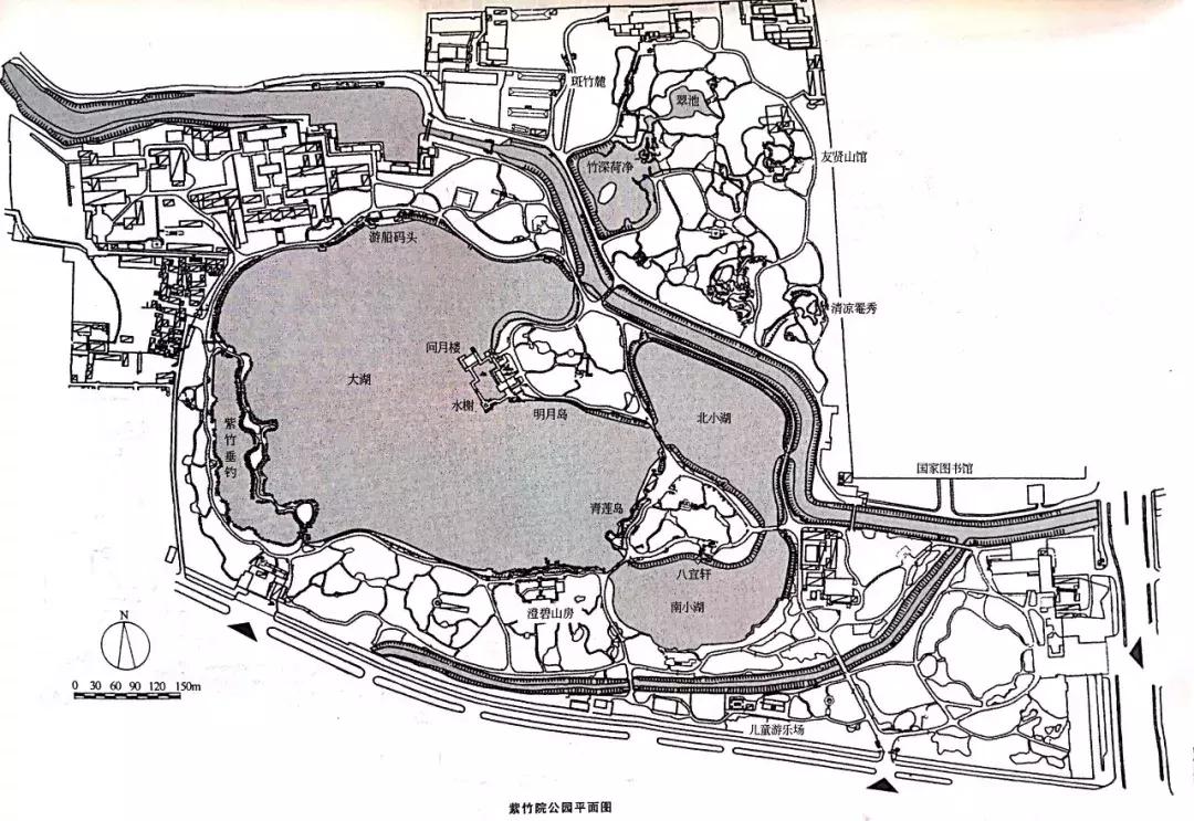 南北方园林设计图,苏式园林平面图