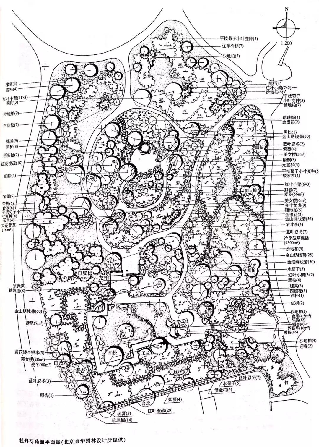 南北方园林设计图,苏式园林平面图