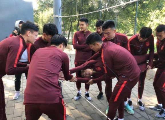 国足集训备战12强赛集训名单,国足集训画面