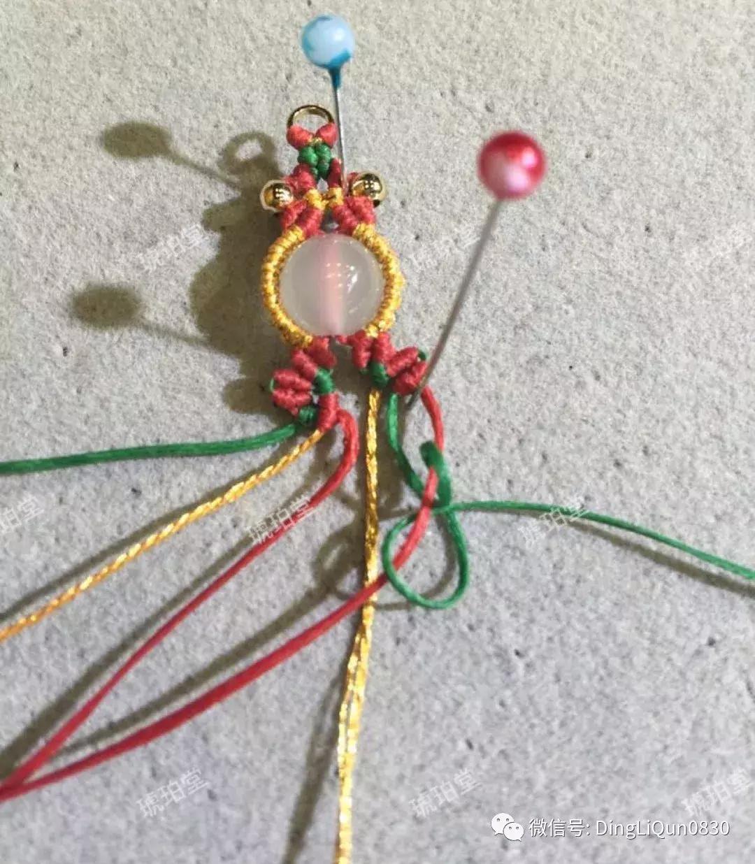 编绳教程铃铛,编绳教程防烫