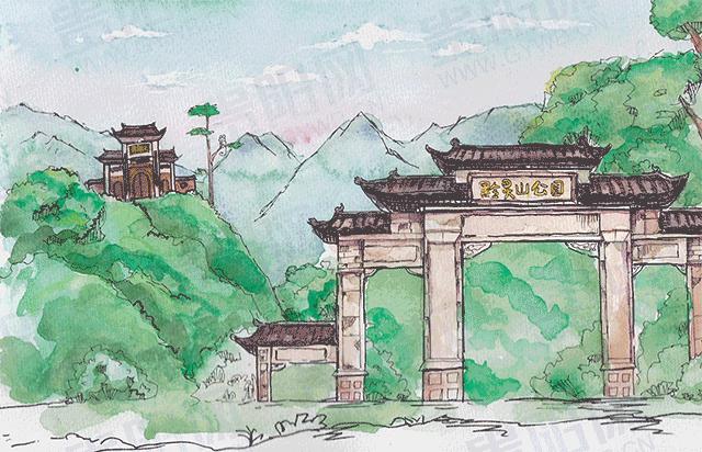 手绘贵阳国际中心,手绘贵阳地图简单又漂亮