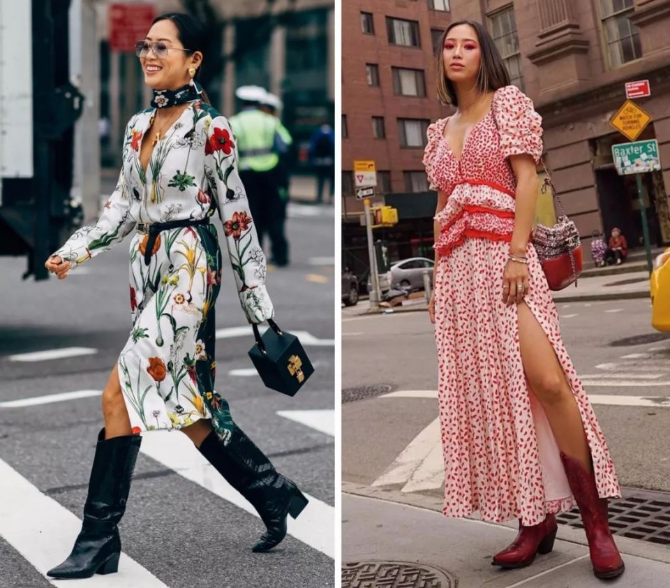 今年的靴子流行买短不买长,今年秋冬穿靴子就买这3种高级色