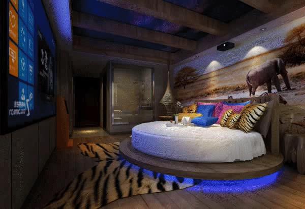 吃喝玩一体的温泉酒店有vr,沉浸式剧场ip酒店