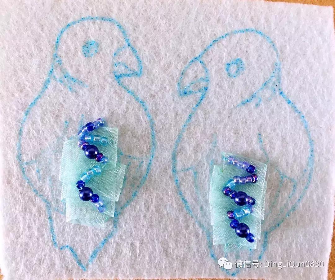 串珠刺绣教程图解,串珠刺绣手工