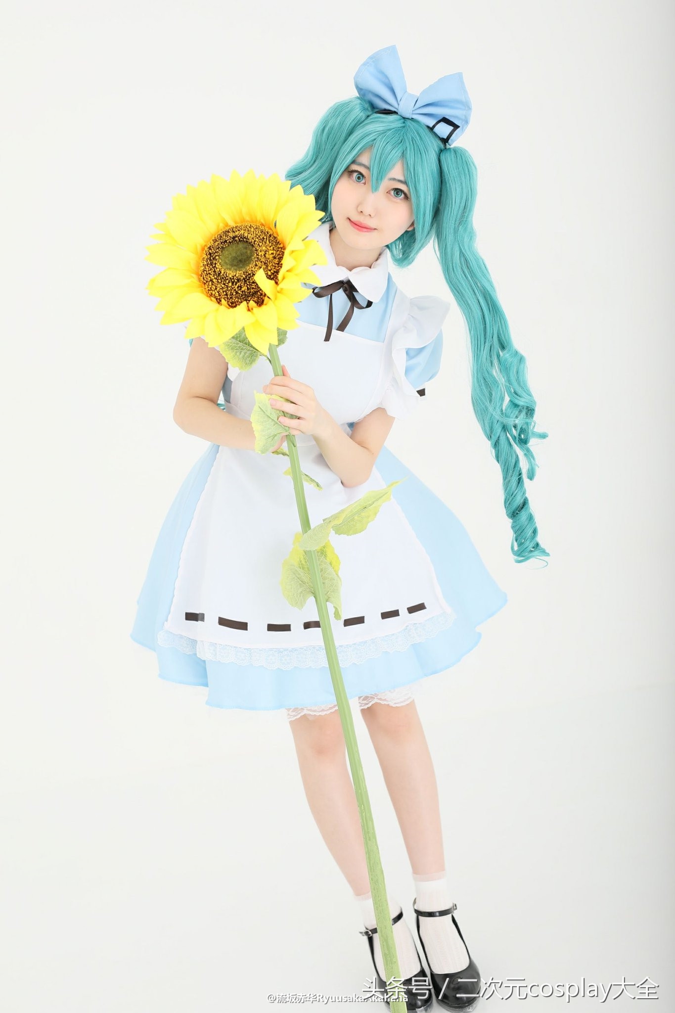 可爱初音未来cos服,初音可爱cos妆