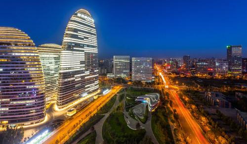 北京办公区集中在哪里,北京最密集住宅区