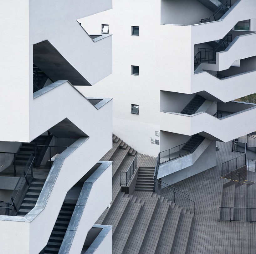 北京四中房山校区外景,北京四中房山校区内部实景图