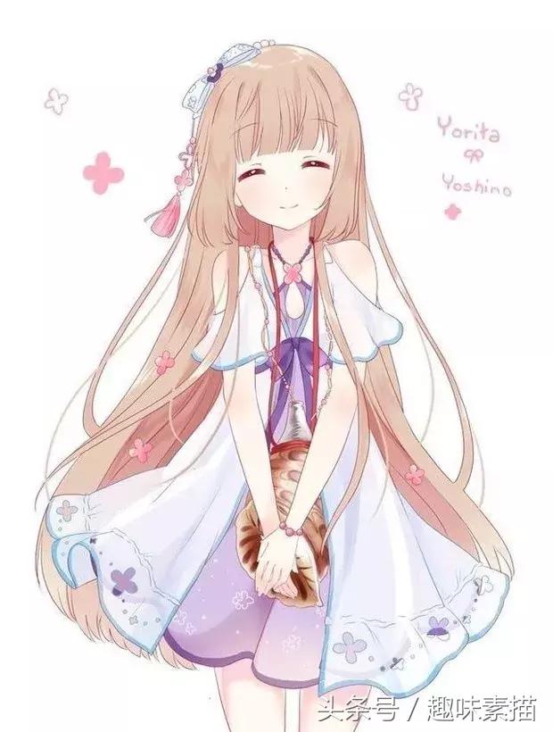 画风简单又唯美的动漫画法,学会一招画什么都好看