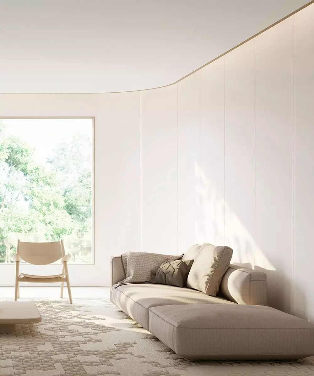 原木色装修风格现代简约地板美缝,大气原木北欧风格装修