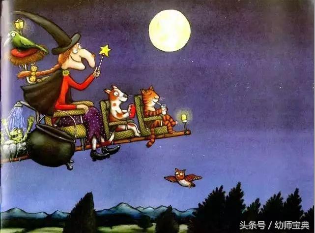 女巫扫帚万圣节,女巫扫帚排排坐绘本拓展素材