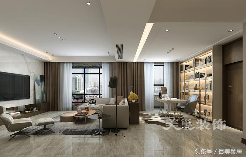 美巢绿地海珀兰轩装修效果图大平层来一个台湾的生活方式怎么样