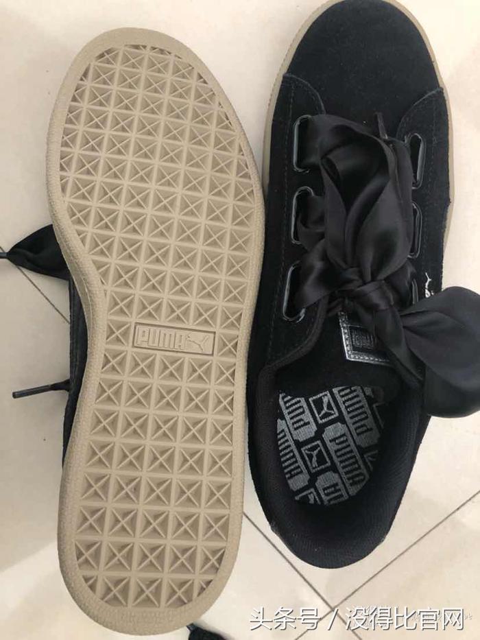 puma蝴蝶结板鞋,puma彪马蕾哈娜板鞋正品厚底