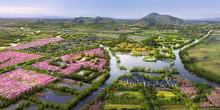 休闲农庄案例分析,特色农庄风景图