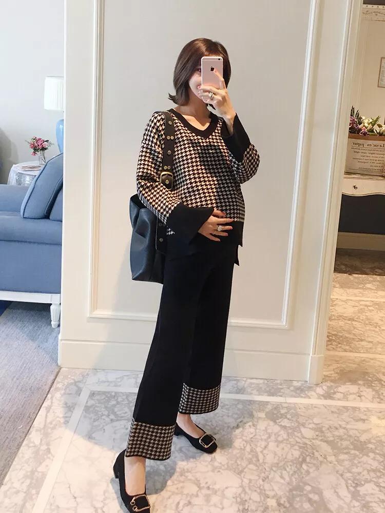 孕妈高个子秋冬款穿搭,适合孕妈的20种穿搭