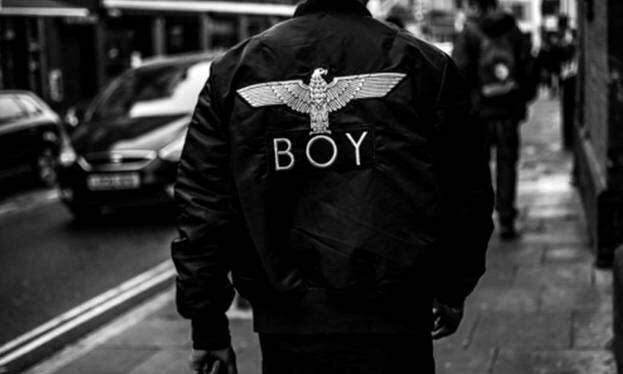 boylondon标签,boylondon前后都有logo的款式