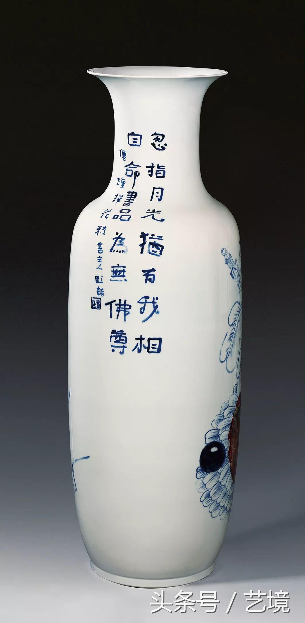 古涧一枝梅原文,梅兰竹菊手绘釉上彩瓷板画