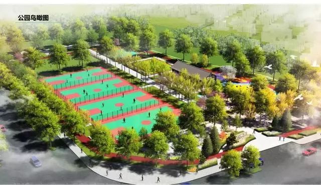 眉山南门规划公园,体育公园民生项目