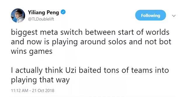 他是最大狗吹在UZI遭遇挫折和质疑之后依然发文力挺