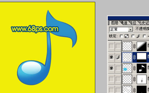 ps怎么做音符小图案,ps制作水晶文字教程