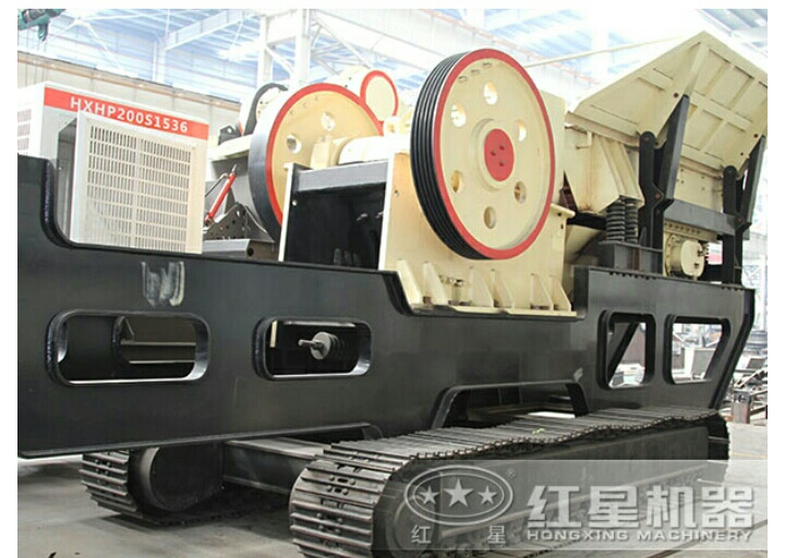 移动打沙机出售,小型移动破石机二手