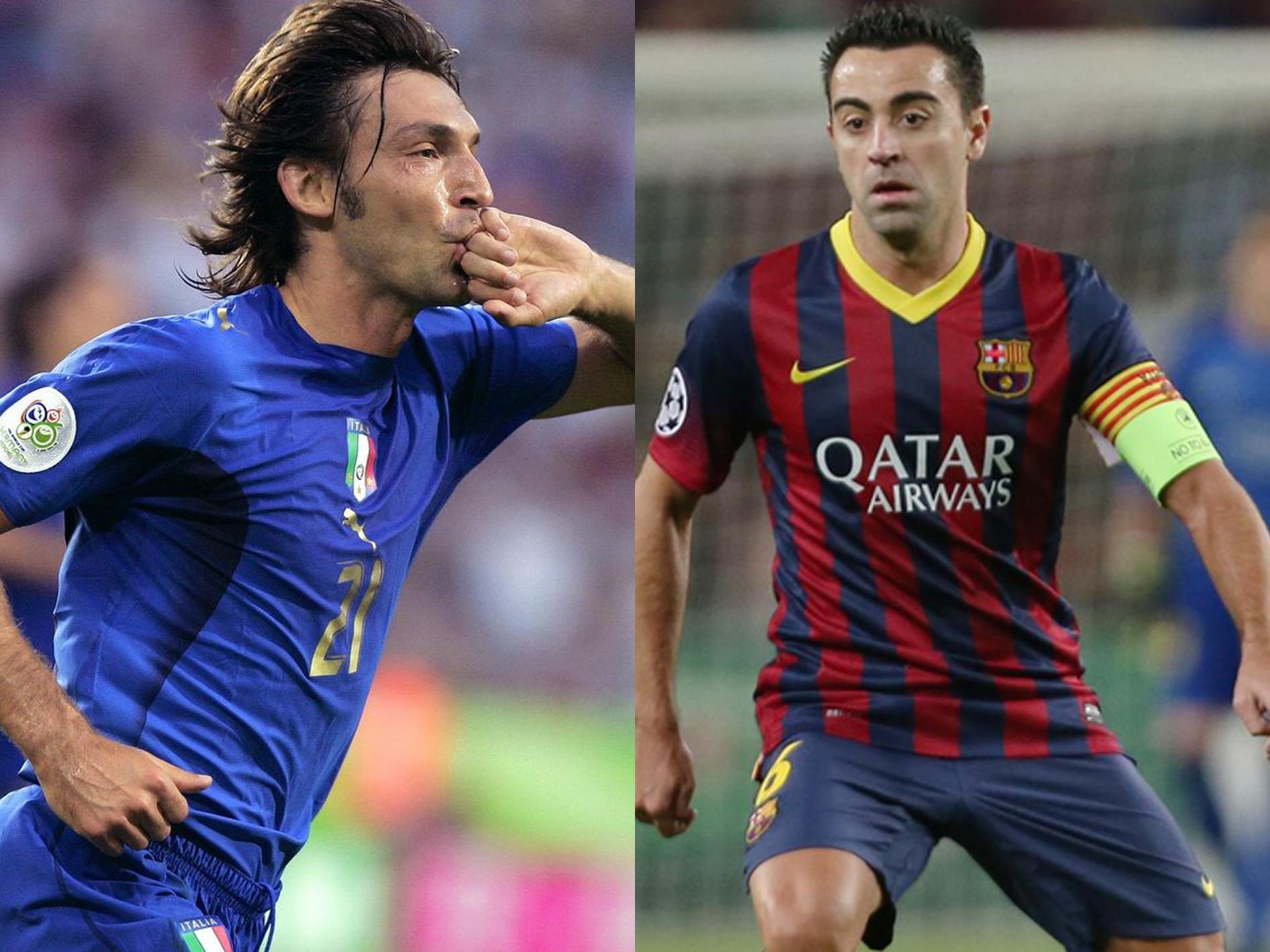 哈维和皮尔洛谁强,哈维皮尔洛十大中场