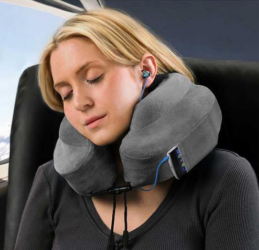 为什么戴着u型枕一下就觉得困,可以靠着u型枕睡觉吗