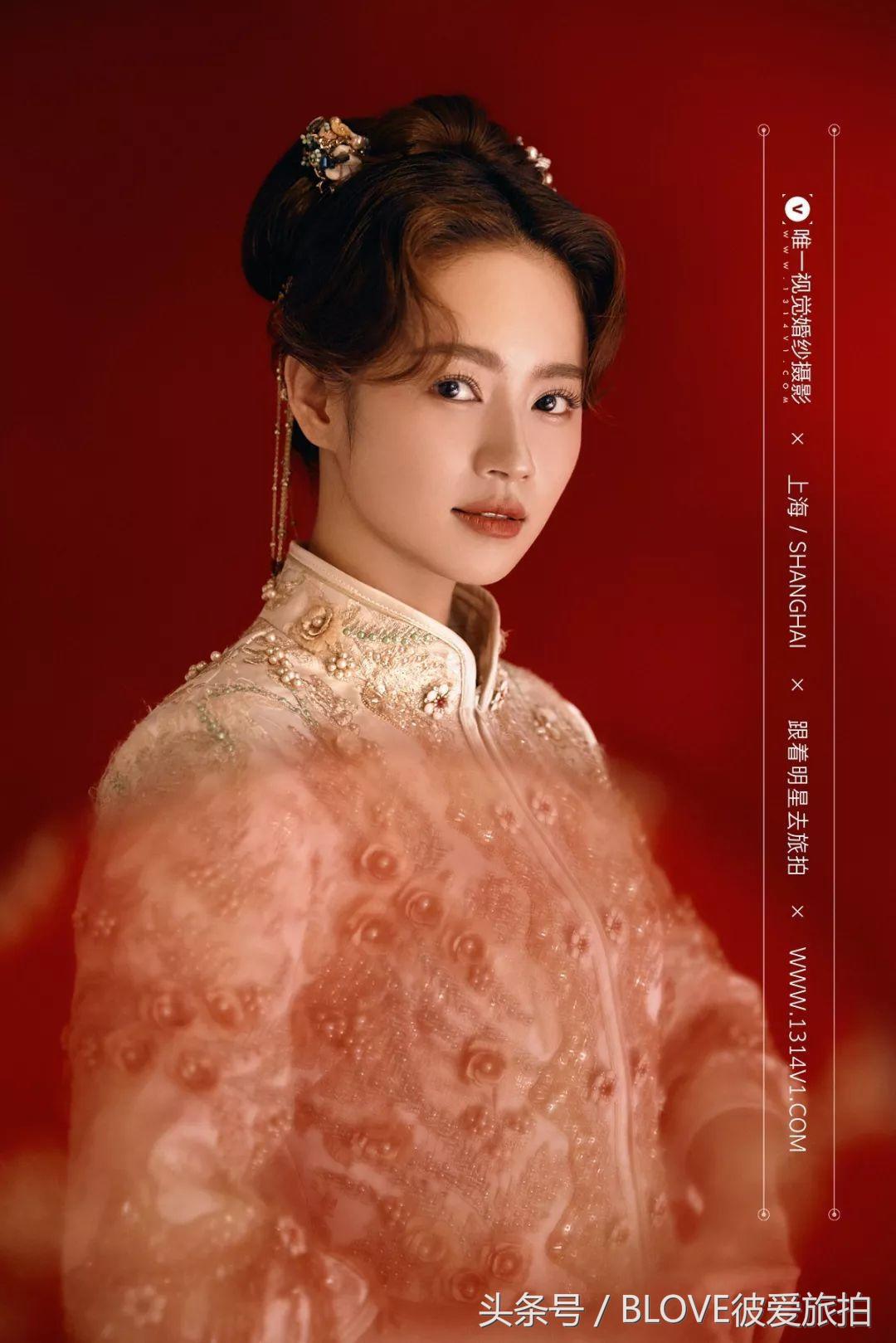 杭州中式复古婚纱照外景,杭州婚纱照推荐风格