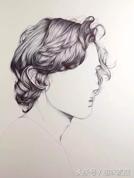 几招教你画头发,一分钟教你画头发