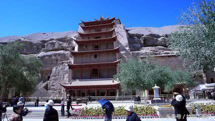 敦煌莫高窟外观最美的图片,敦煌莫高窟最小的窟的照片