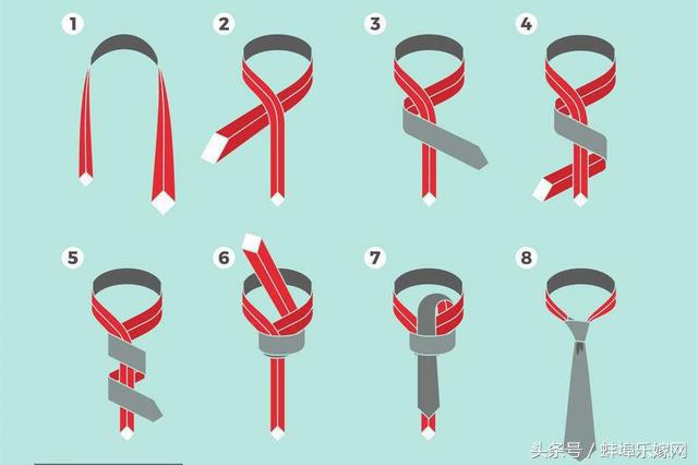 新郎领带打法第一视角,新郎打领带最简单的打法