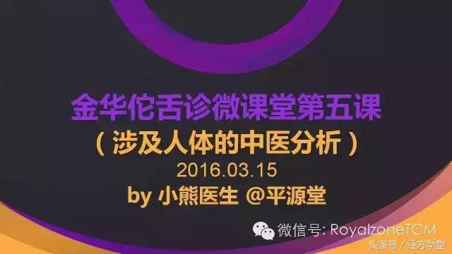 经方学堂一起学习舌诊,中医舌诊视频教程第一讲