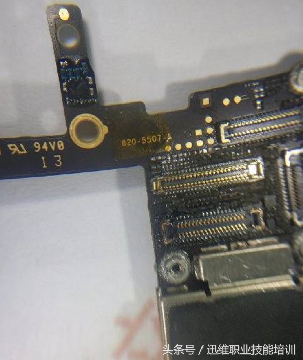 iphone主板断裂修复,二手iphone用了没多久主板就坏了