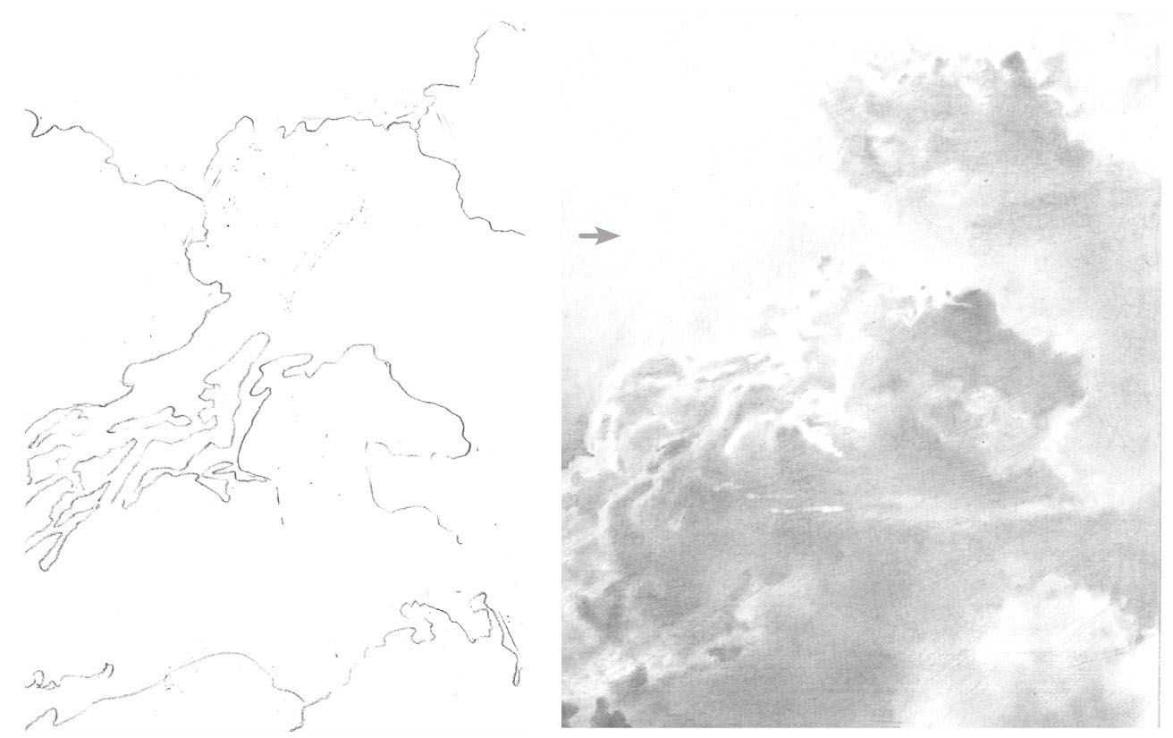 初学者画山石的方法,山水画入门基础画法