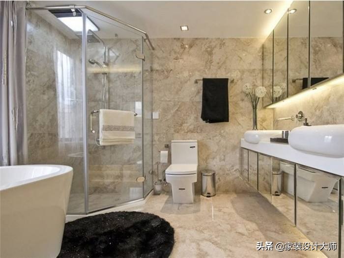 主卫淋浴房设计布局,cad平面布局淋浴房的画法