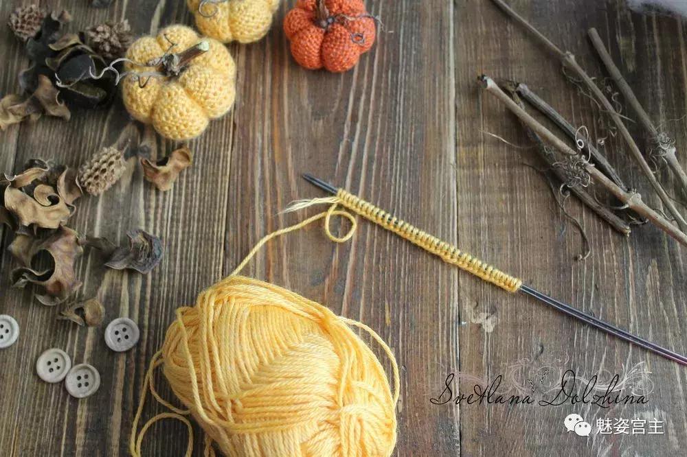 一柄钩针就可以完成的编织小物件,软萌可爱,教程详解