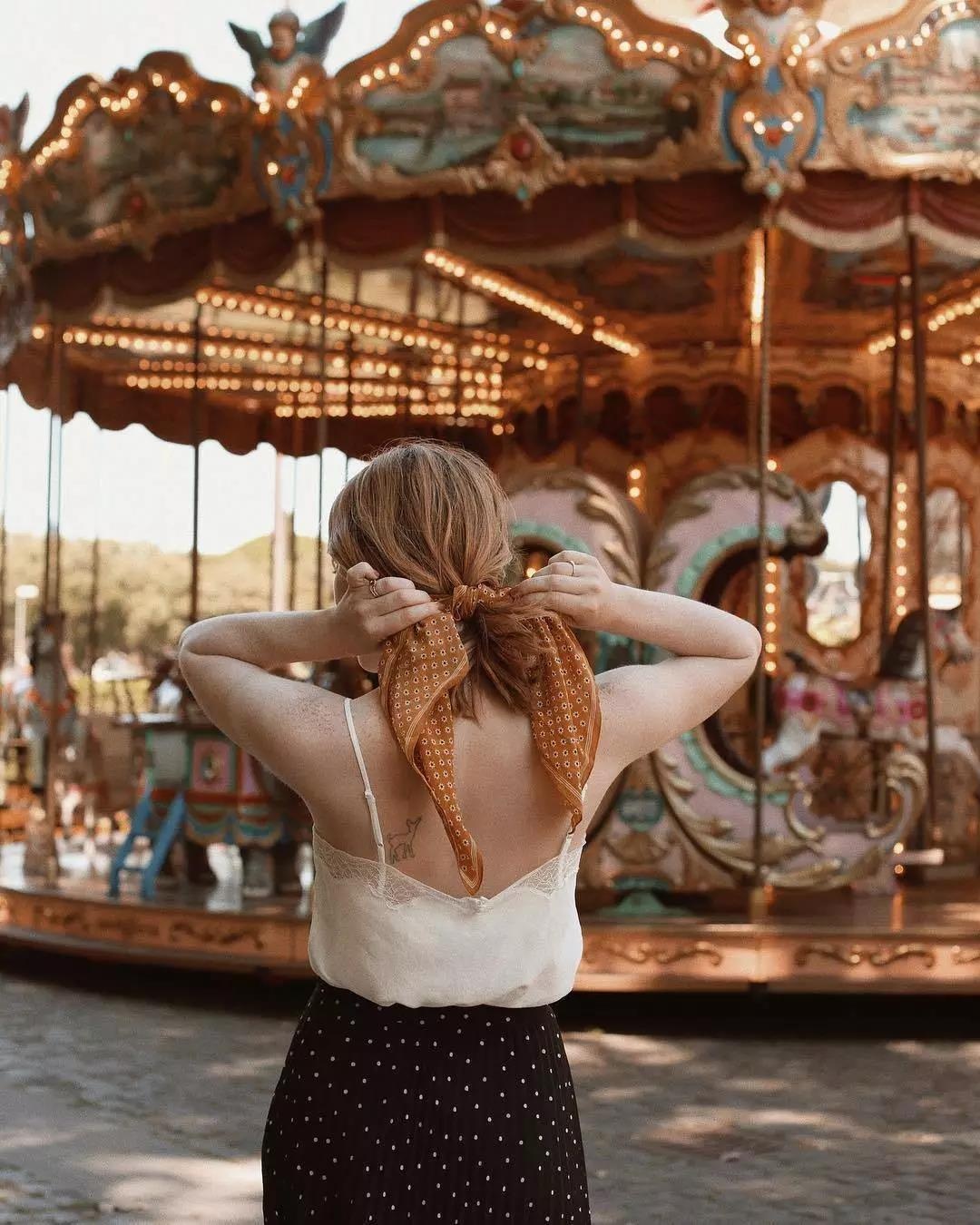 一学就会的丝巾五种系法,大长款丝巾的花样系法大全