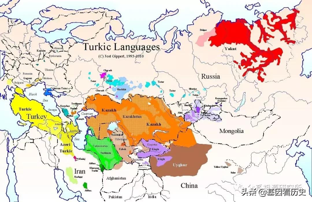 父系R1a人群系列——包括中国的楼兰人