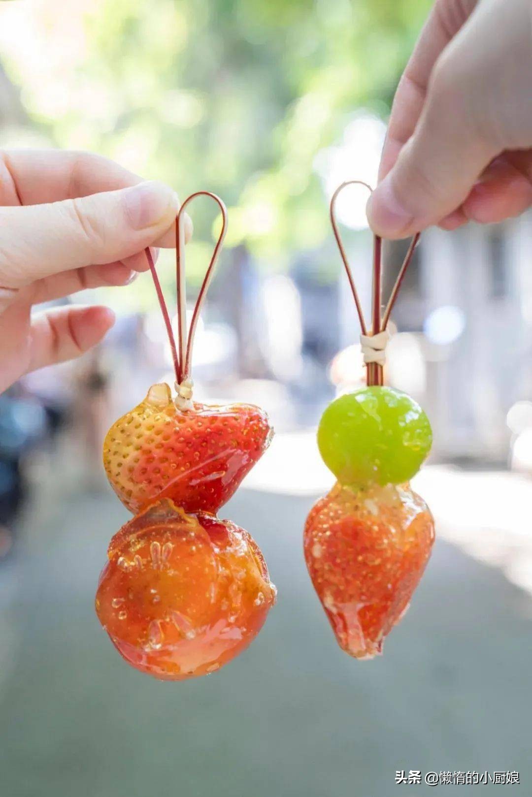 彩虹小厨做糖葫芦,吕小厨自制糖葫芦