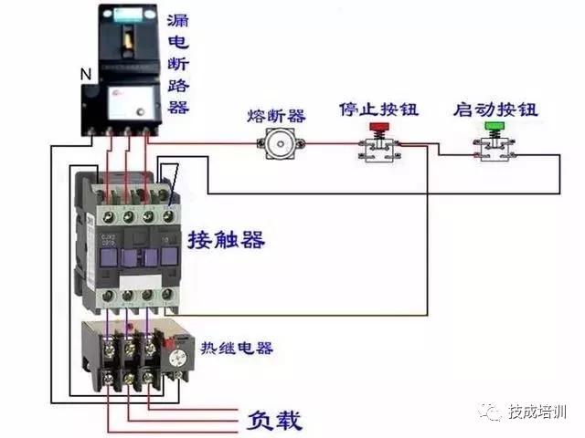 11种断路器接触器电气互锁接线图,交流接触器和断路器的接线图