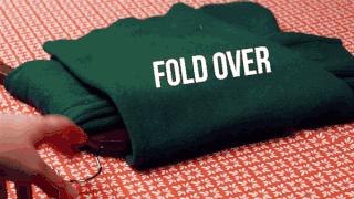 简单整齐又节省空间的叠衣服方法,衣服叠法不出褶收纳