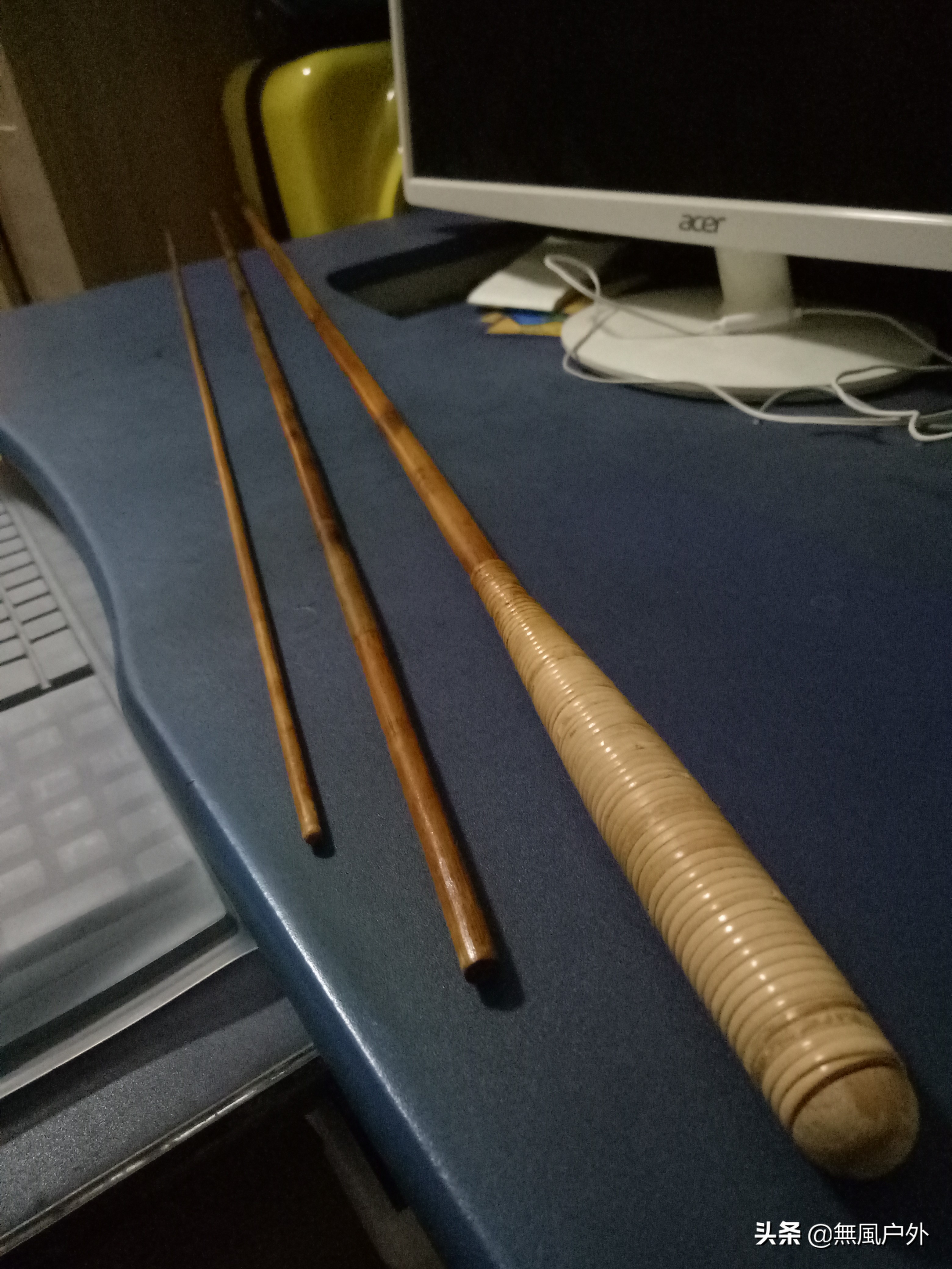 竹制鱼竿制作方法,竹制并继竿制作方法